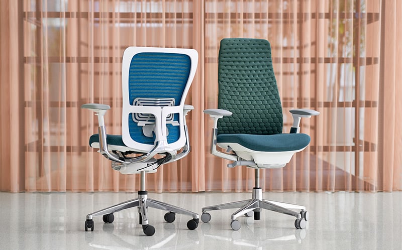 Hawotth Zody & Fern chair with sustainable fabric