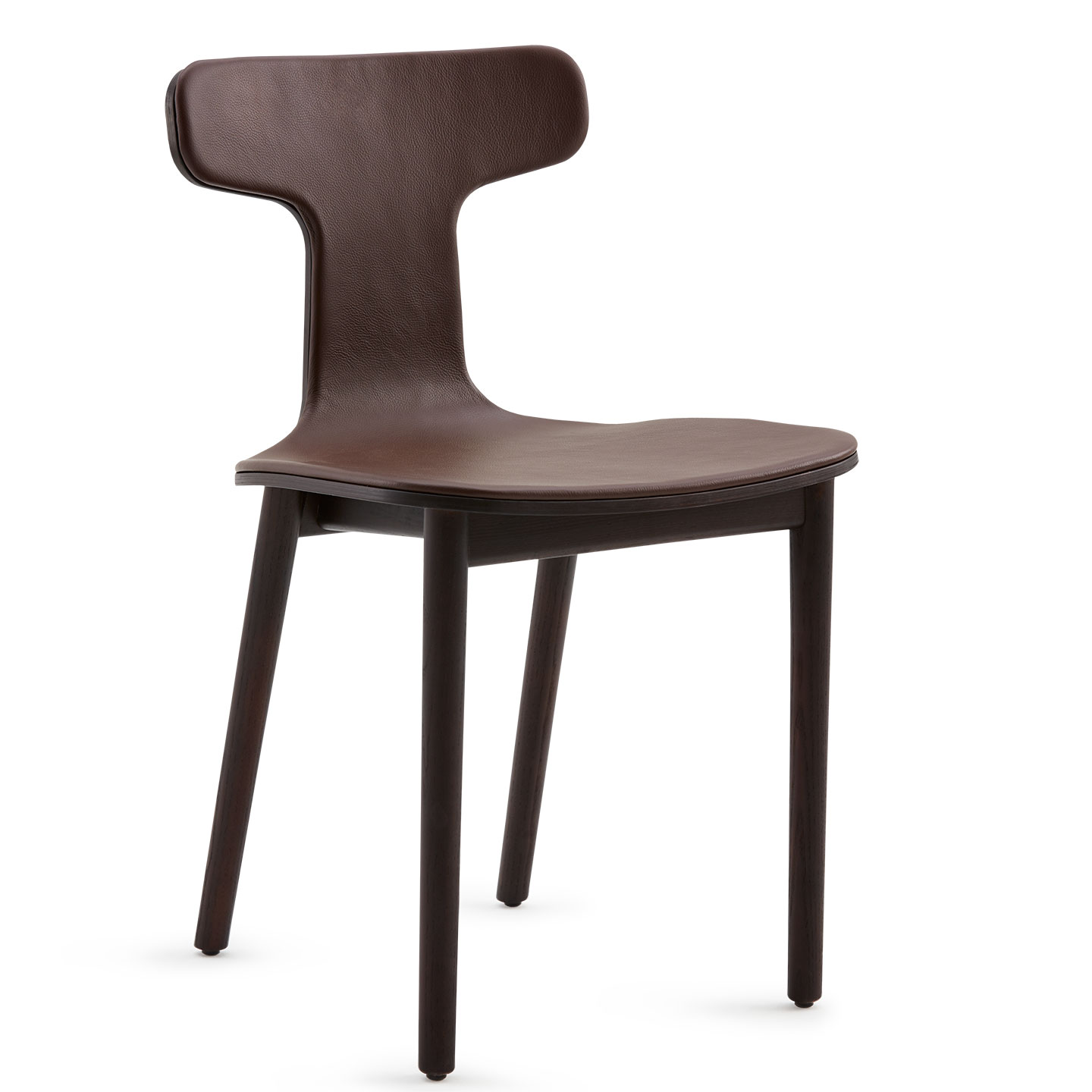 Haworth Bac One chair in dark brown wood