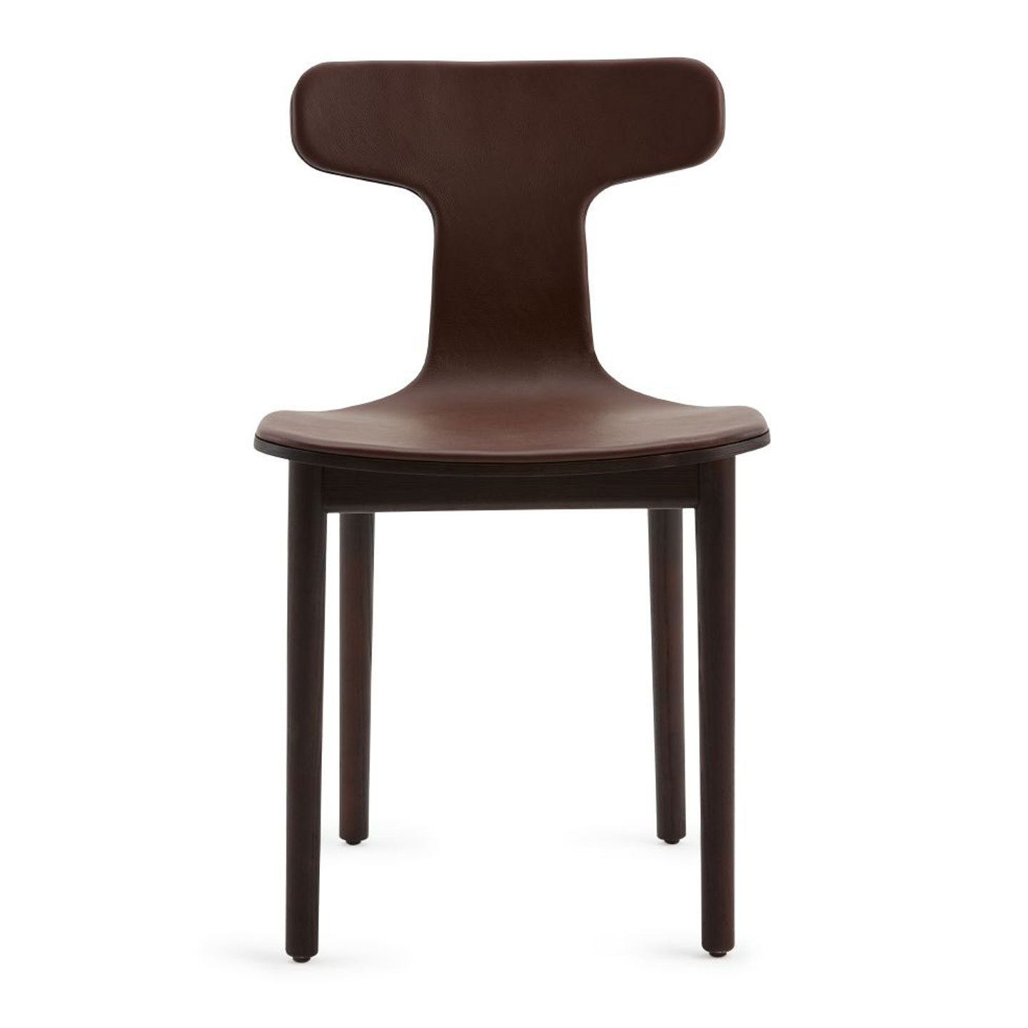 Haworth Bac One chair in dark brown front angle