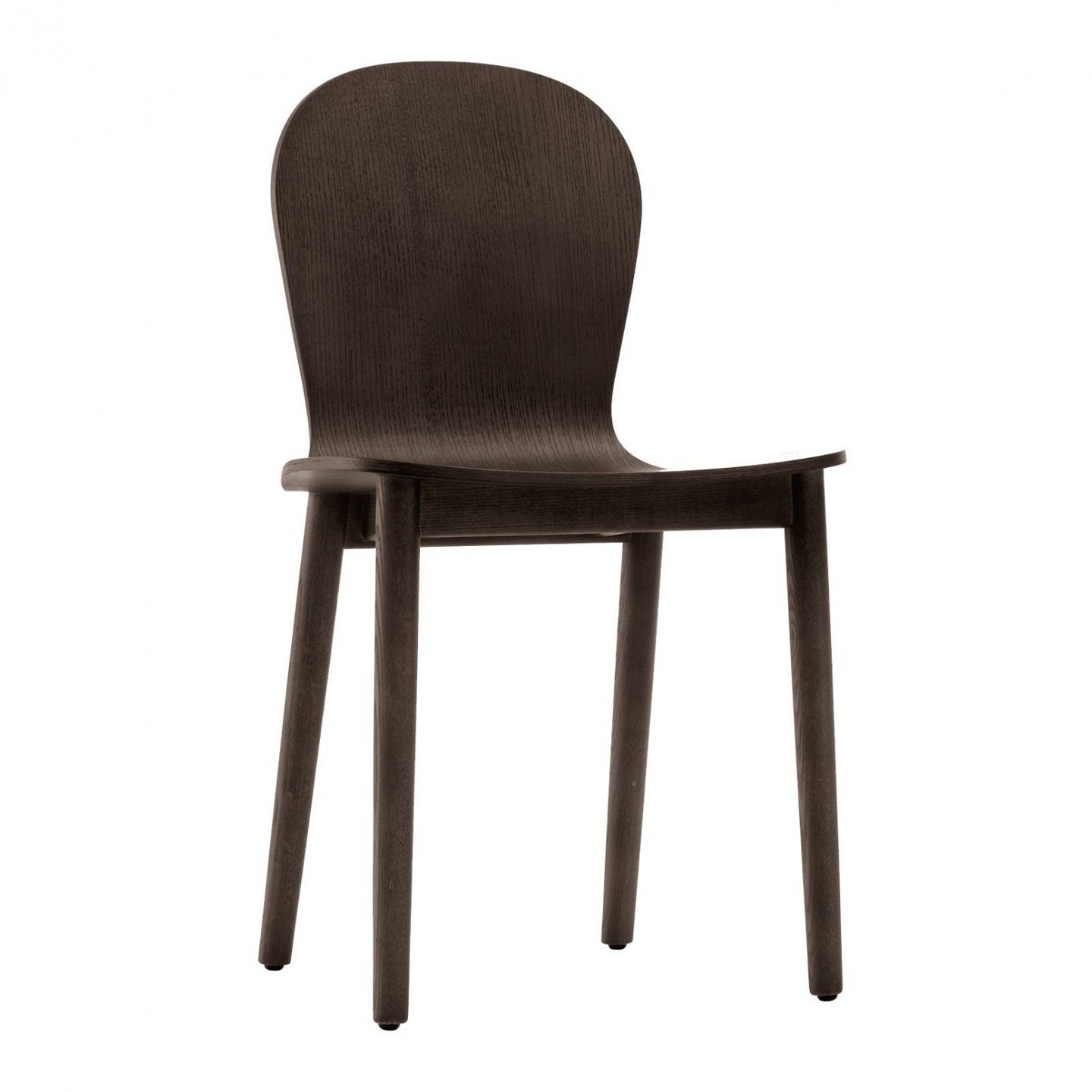 Haworth Bac Two chair in dark brown wood