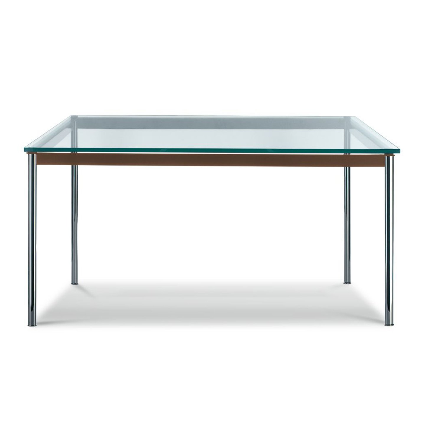 Haworth LC10-P Table with glass top and steel frame
