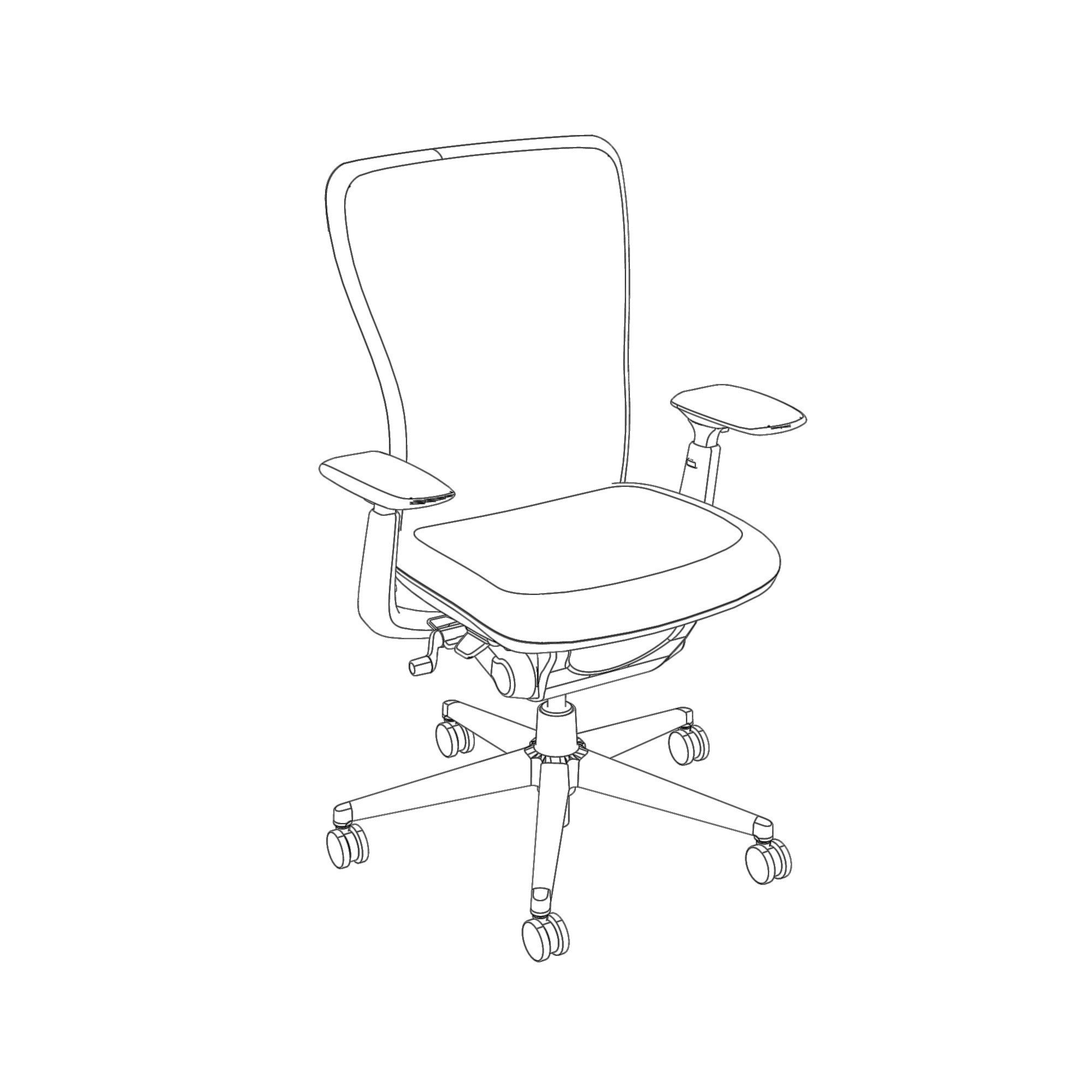 Haworth sales zody stool