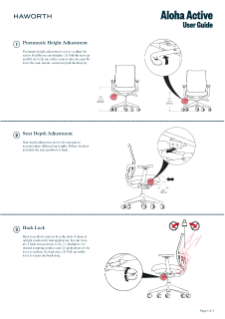 Aloha Active User Guide | 文件详细信息 | Haworth
