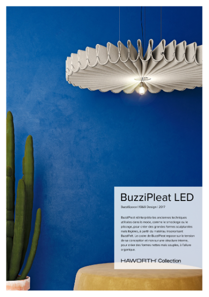 BuzziPleat LED - Fiche produit | Détails du fichier | Haworth