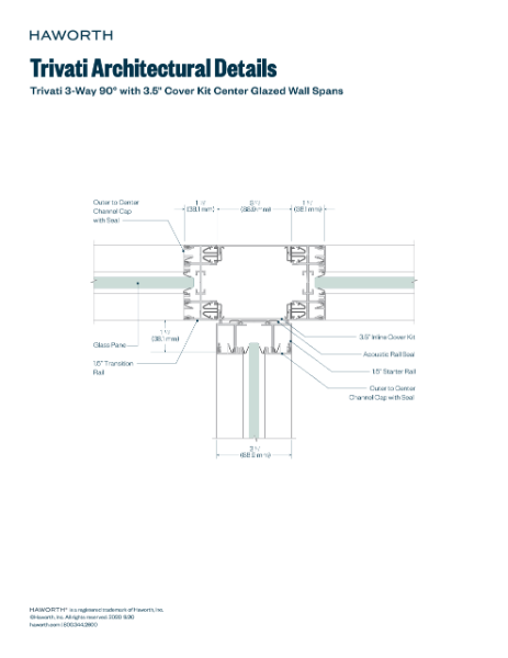 3-Way 90 with 3.5 Cover Kit - Double Glazed Pivot Door and Double ...