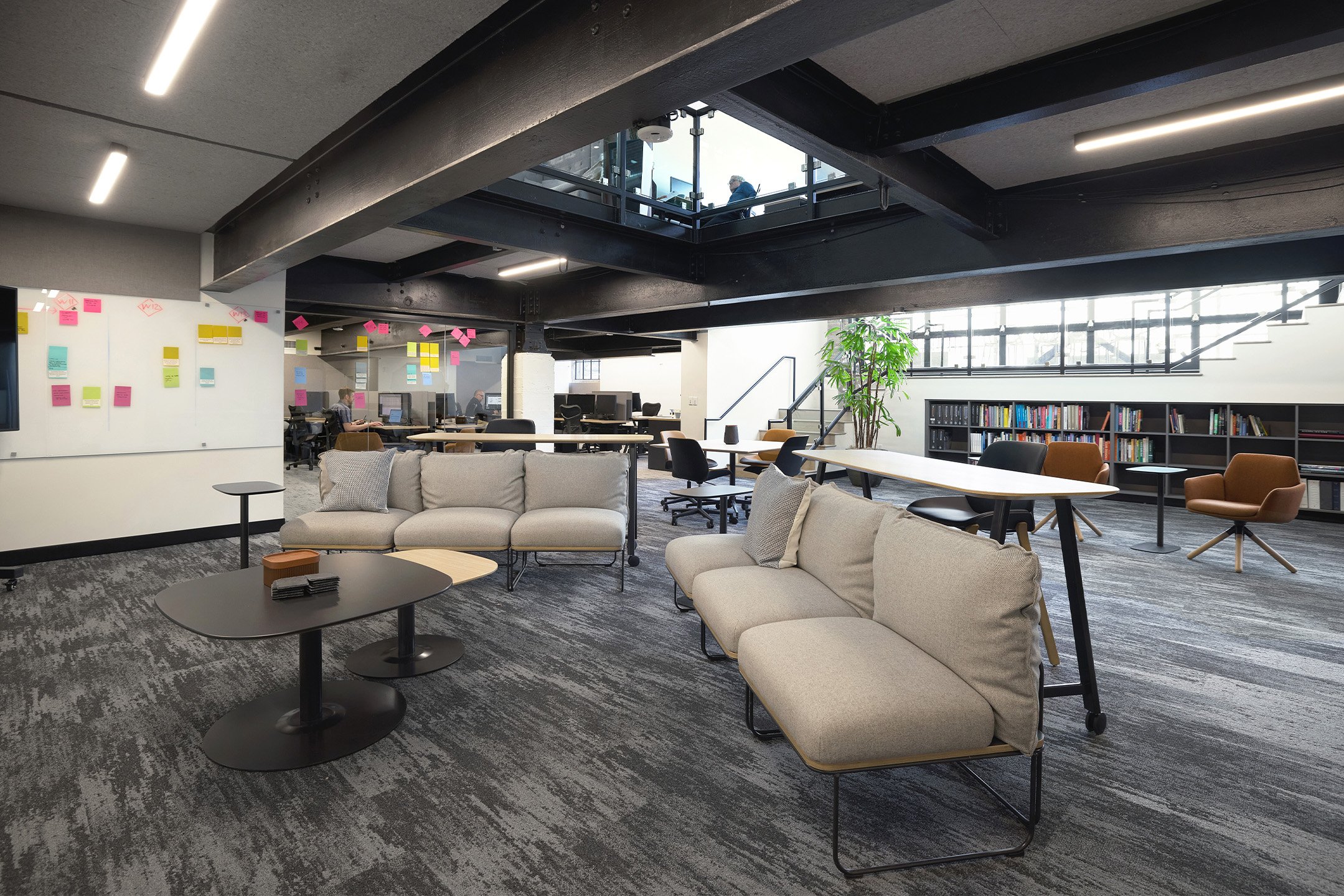 Haworth chairs in a casual space in a LPAS architecture