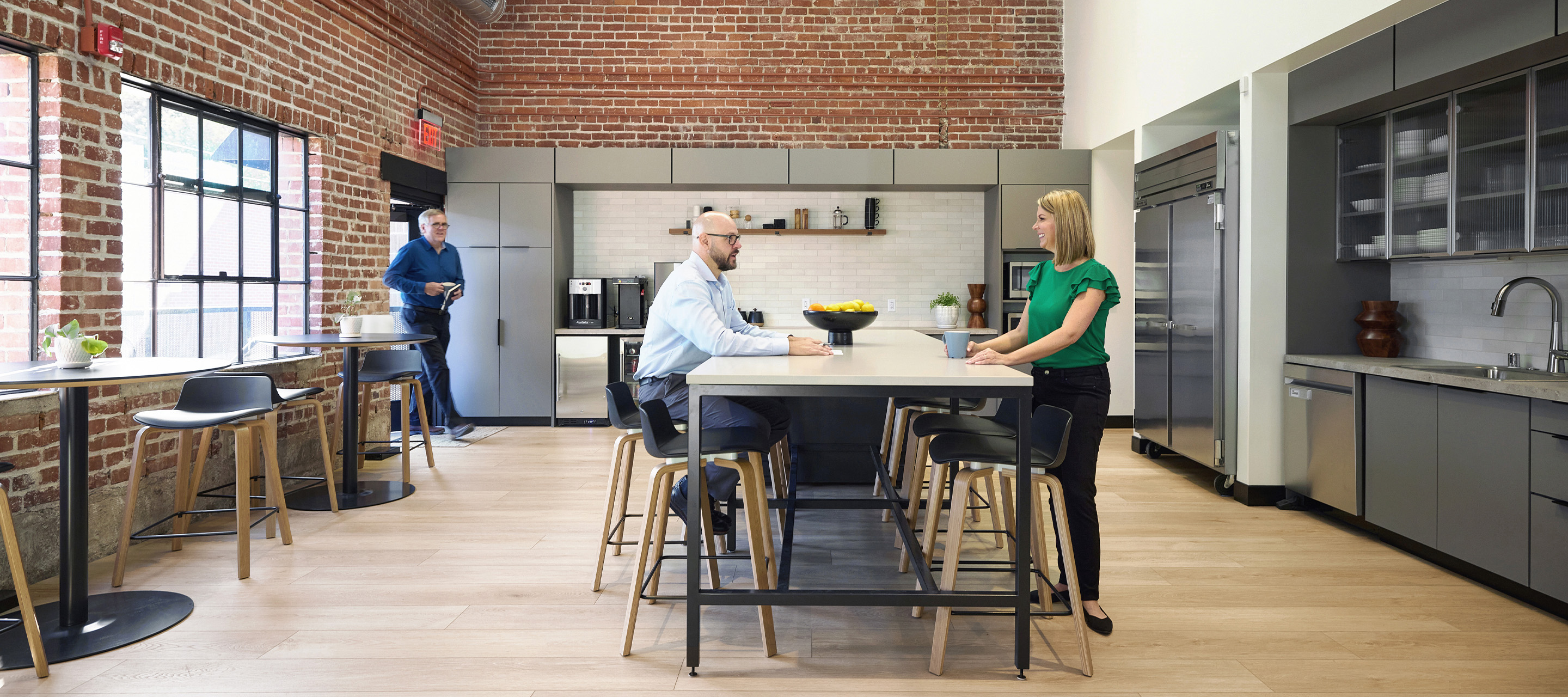 Haworth chairs in a casual space in a LPAS architecture