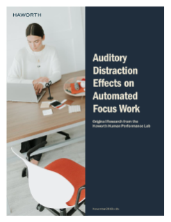 Auditory Distraction Effects on Automated Focus Work | 文件详细信息 | Haworth
