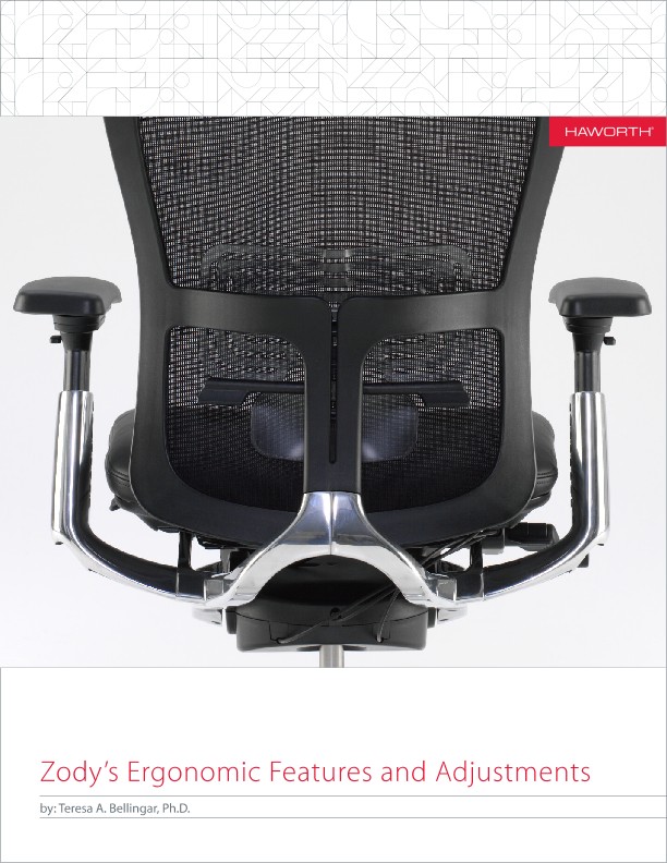 Zody's Ergonomic Features and Adjustments DateiDetails Haworth