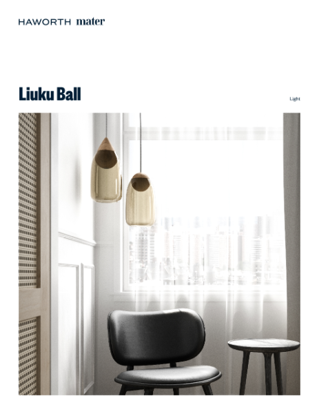 Liuku Ball Light Product Sheet | Details Page | Haworth