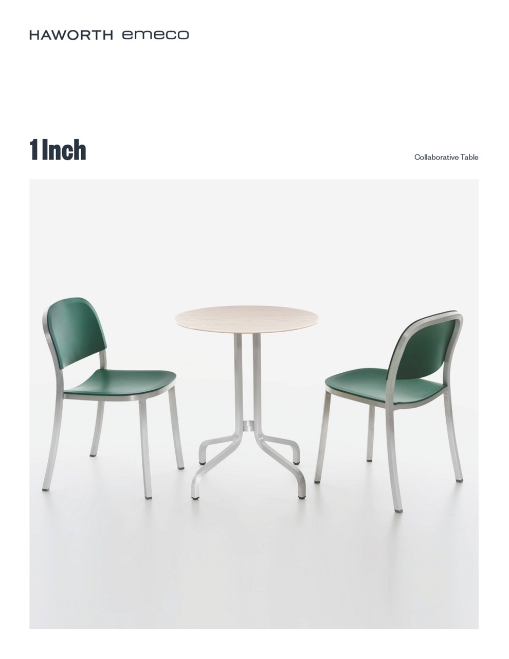 1 Inch Collaborative Table Product Sheet | Details Page | Haworth