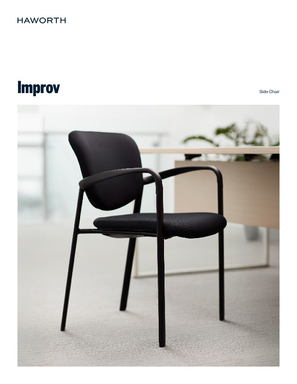 Improv Side Chair Product Sheet | Details Page | Haworth