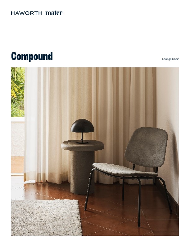 Compund Chair Compound Lounge Chair Product Sheet | Details Page | Haworth