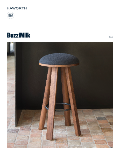 BuzziMilk Stool Product Sheet | Details Page | Haworth