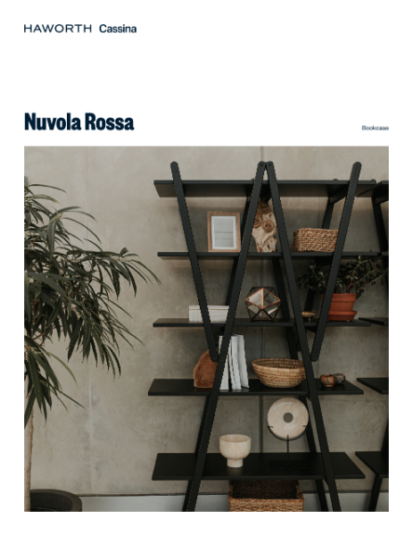 Nuvola Rossa Bookcase Product Sheet | Details Page | Haworth