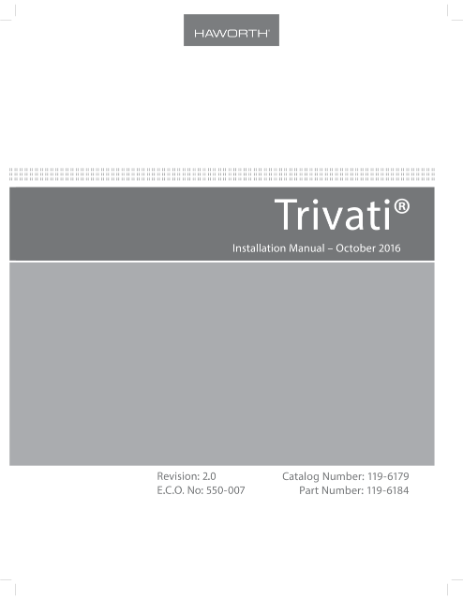 Trivati - All Sections - Installation | Details Page | Haworth