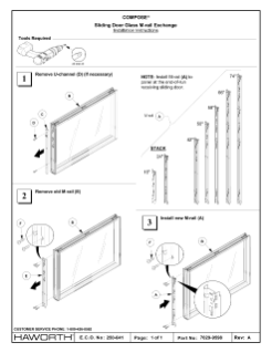 Compose - Sliding Door Glass M-rail Exchange - Installation | Details ...