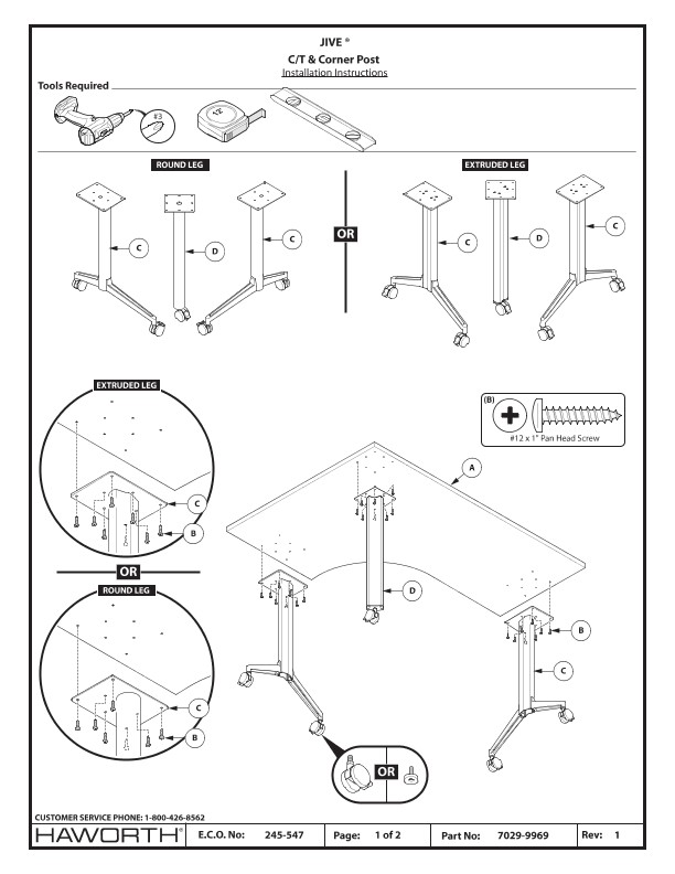 Corner Cube Guideposts Jive- Corner Transitional and Corner Post - Installation | Details Page ...