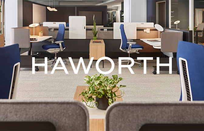 Haworth Fern and Compose in a office space