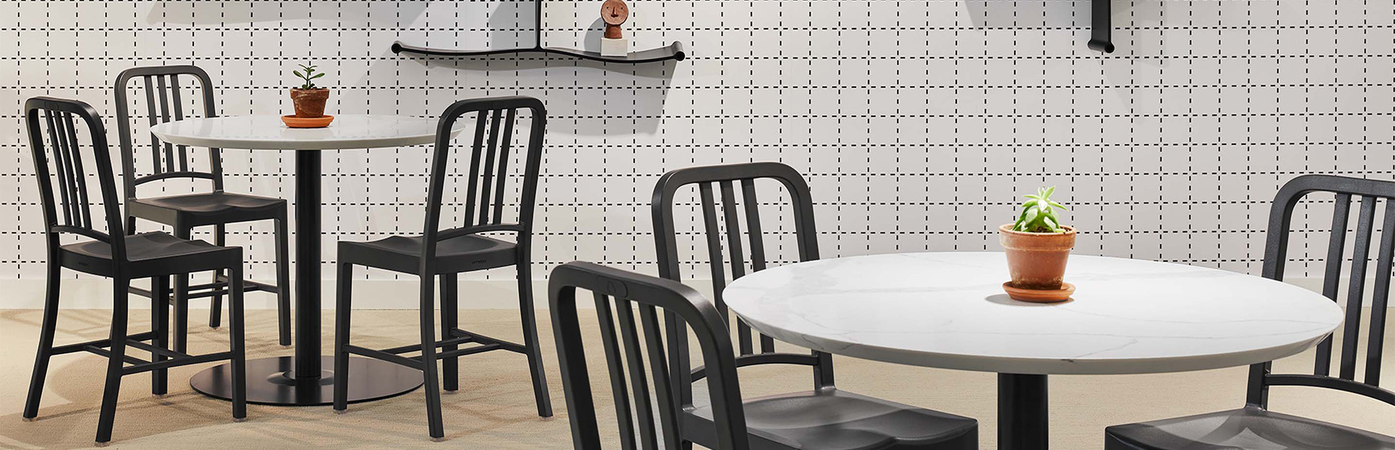 Haworth Emeco chairs in a casual space