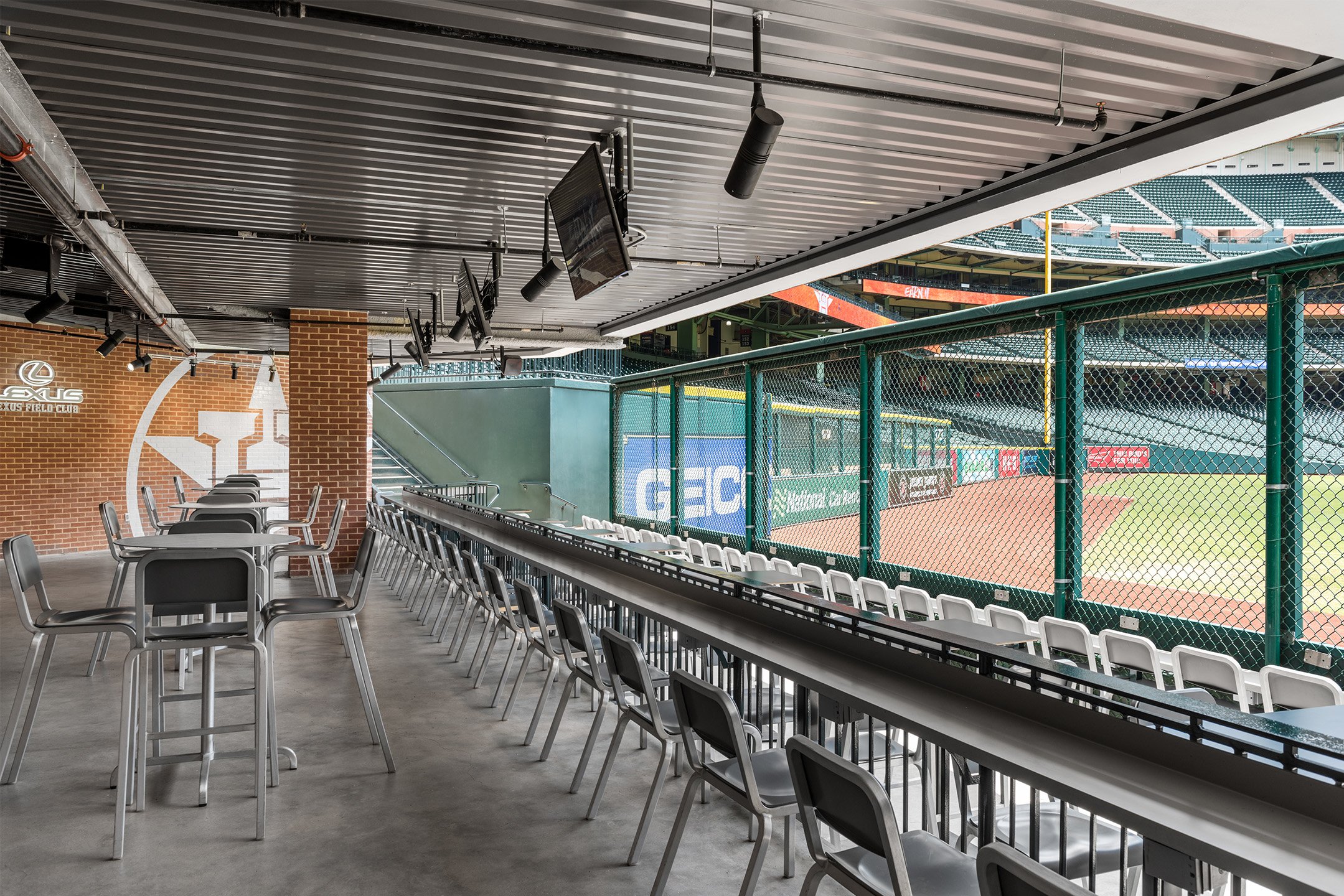Haworth Emeco chairs in a stadium