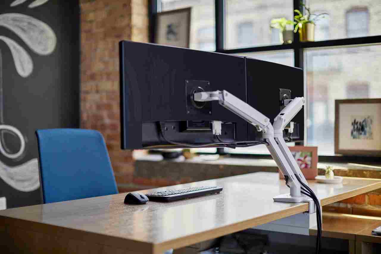 Ergotron LX Dual Side by Side Monitor Arm - Haworth Store