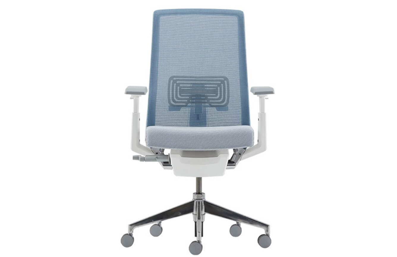 light blue very office chair 