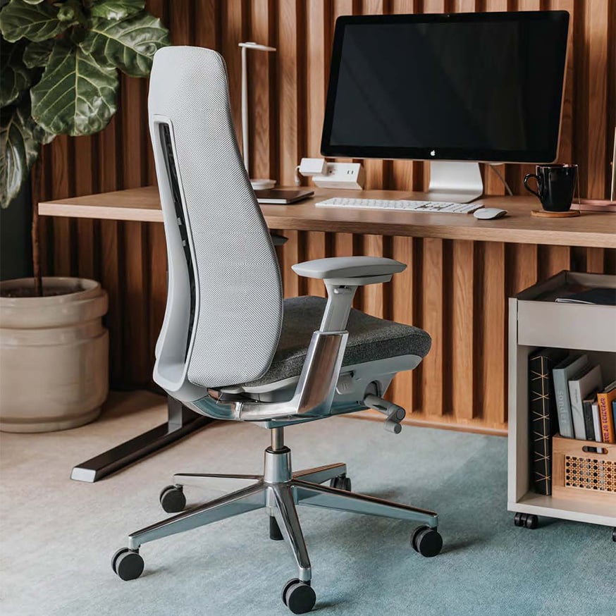 Haworth Fern chair in a home office space
