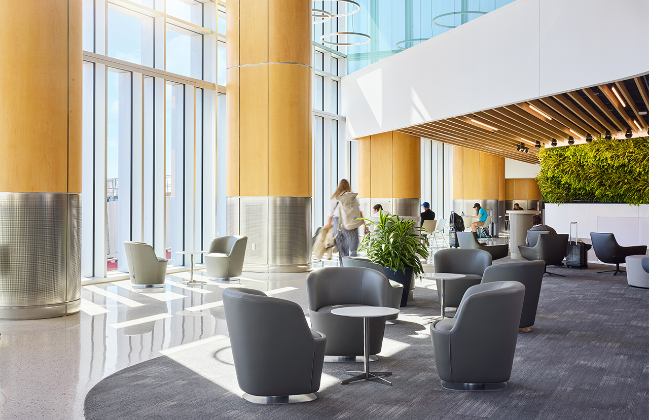 Orla seating at Gerald R Ford International Airport