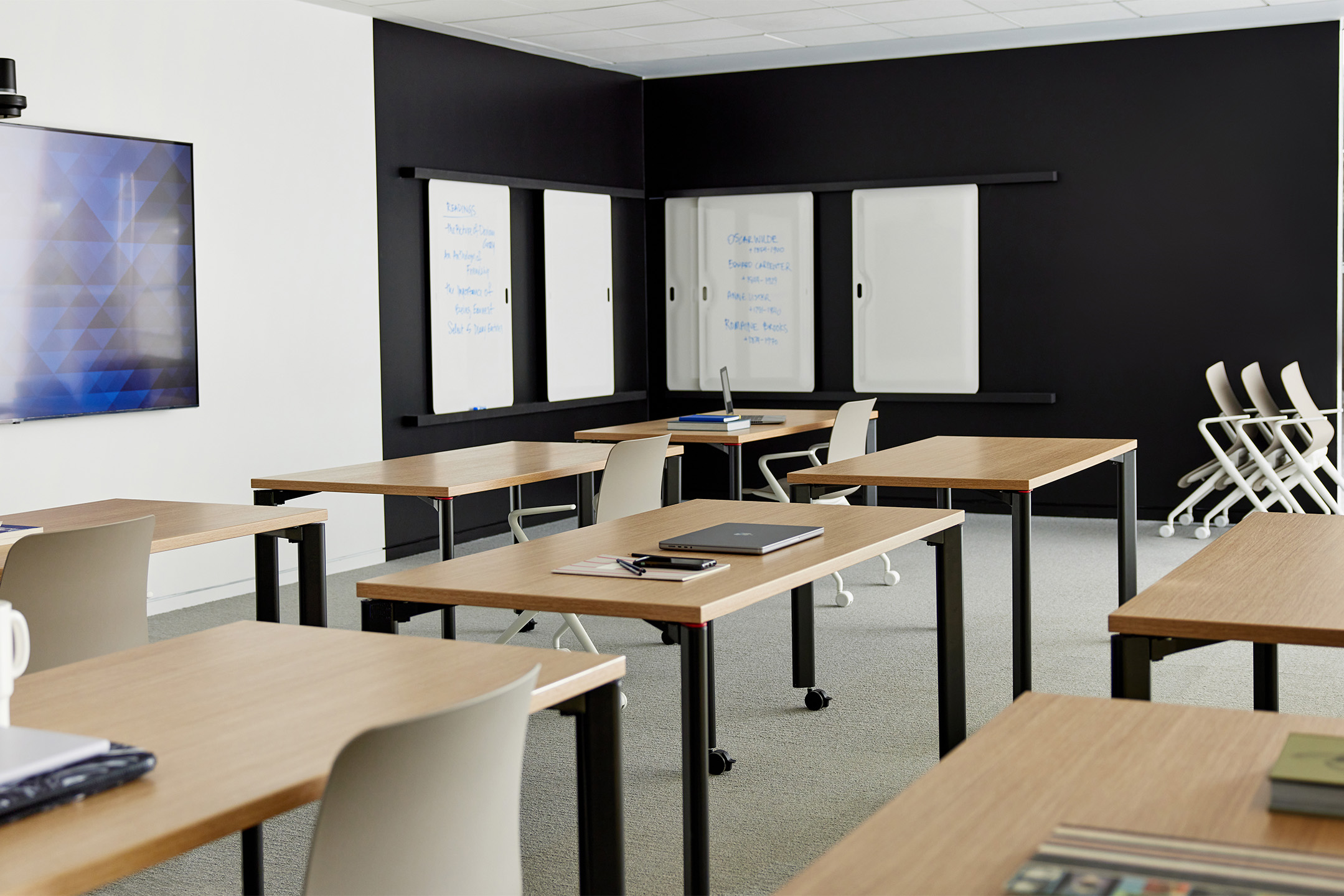 Haworth Jive training tables in Learning Space