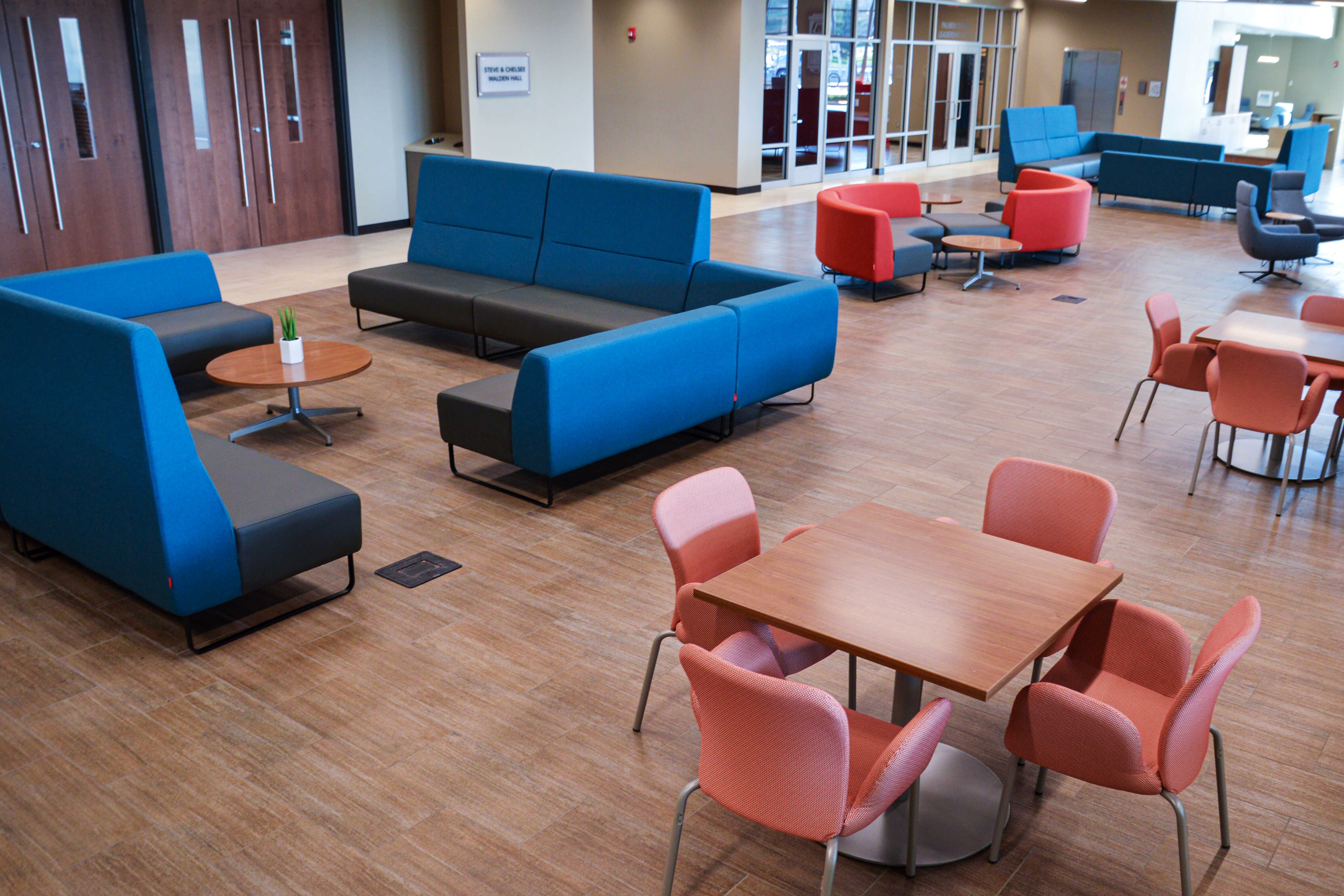 Haworth Julie chairs, Cabana lounge in Nazarene university common room