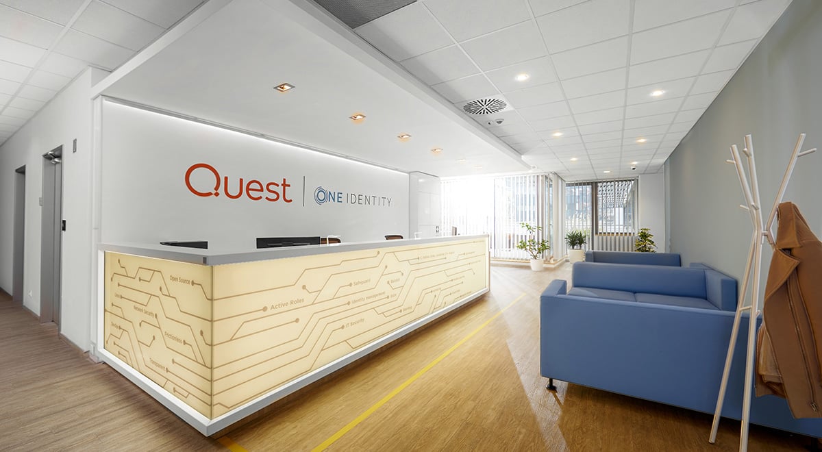 Espacio del cliente Quest: recepción