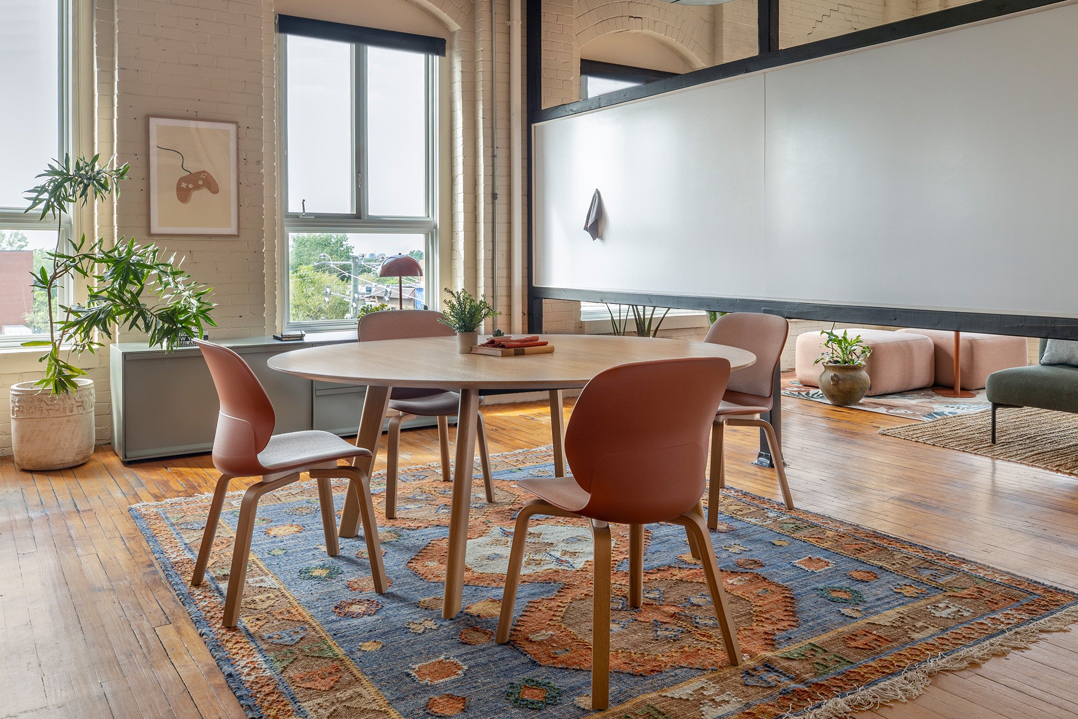 Haworth Maari chairs in a casual space in Ubisoft office