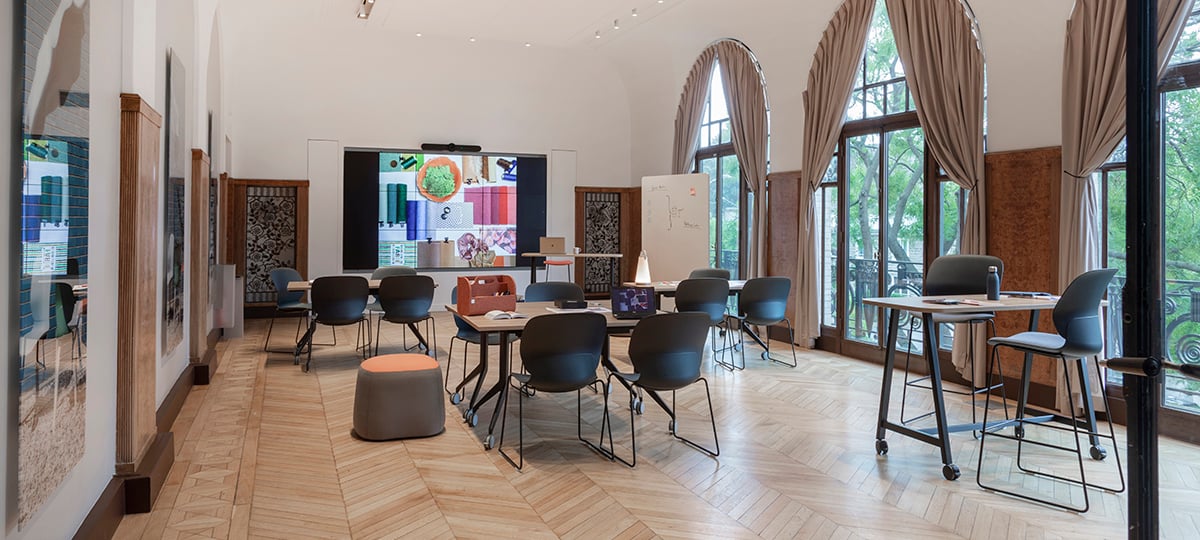 Ball Room: Workshop - Training Setting, Paris Showroom, France