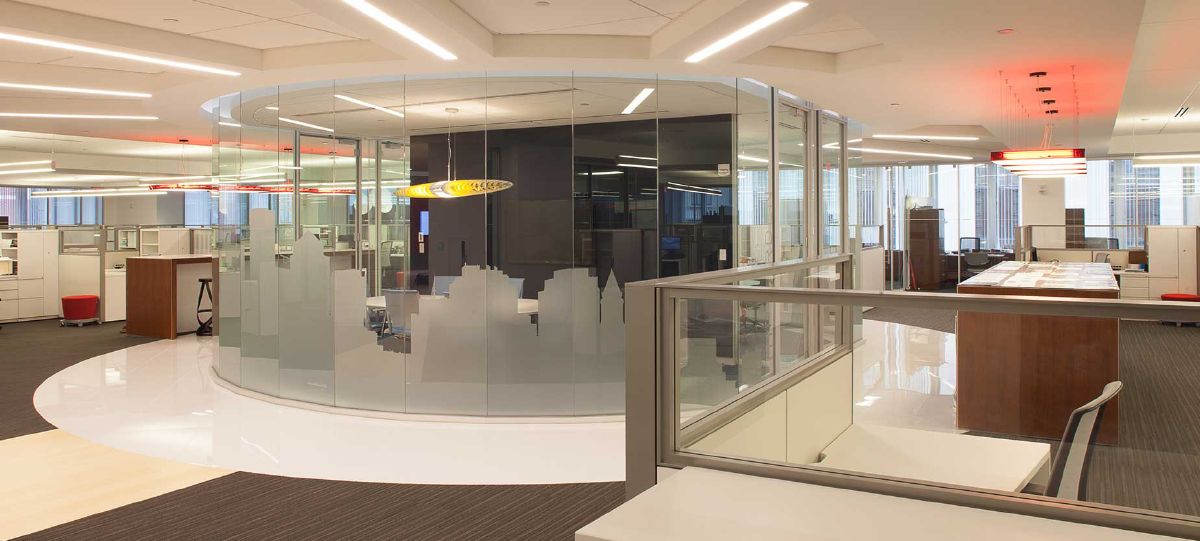 A big change came with moving away from the traditional office approach—a significant shift designed to let daylight permeate the space and make team members more accessible to one another.