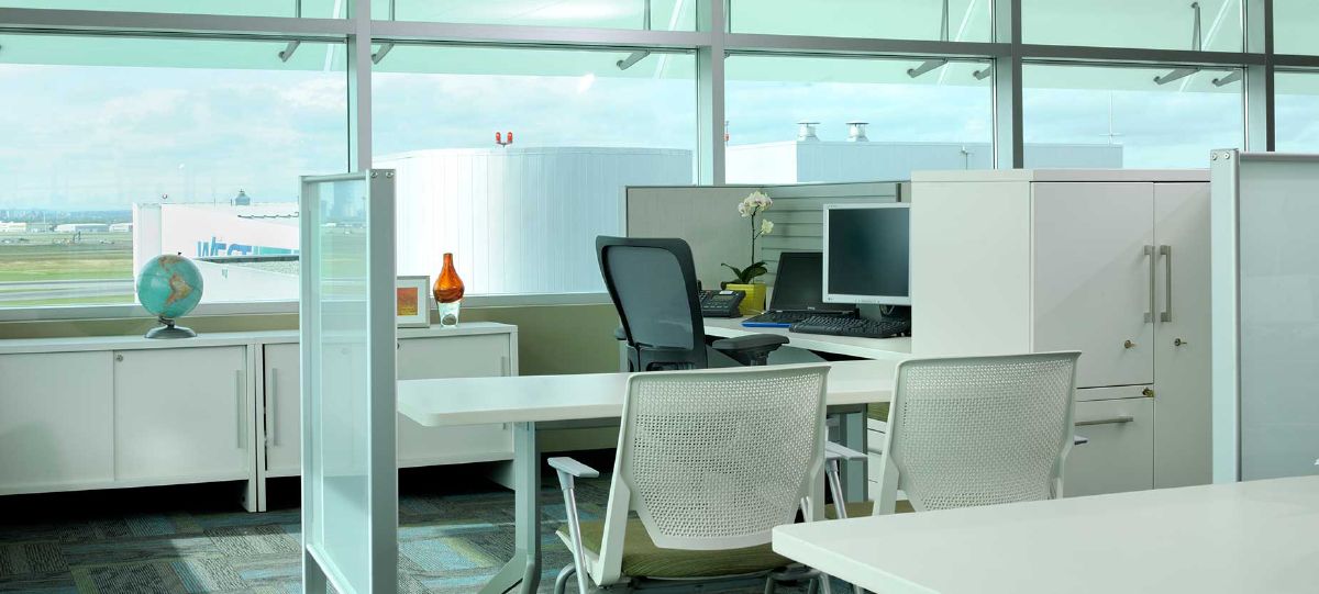 Individual office and group spaces alike were designed to empower employees with the best tools and resources available to do their job.