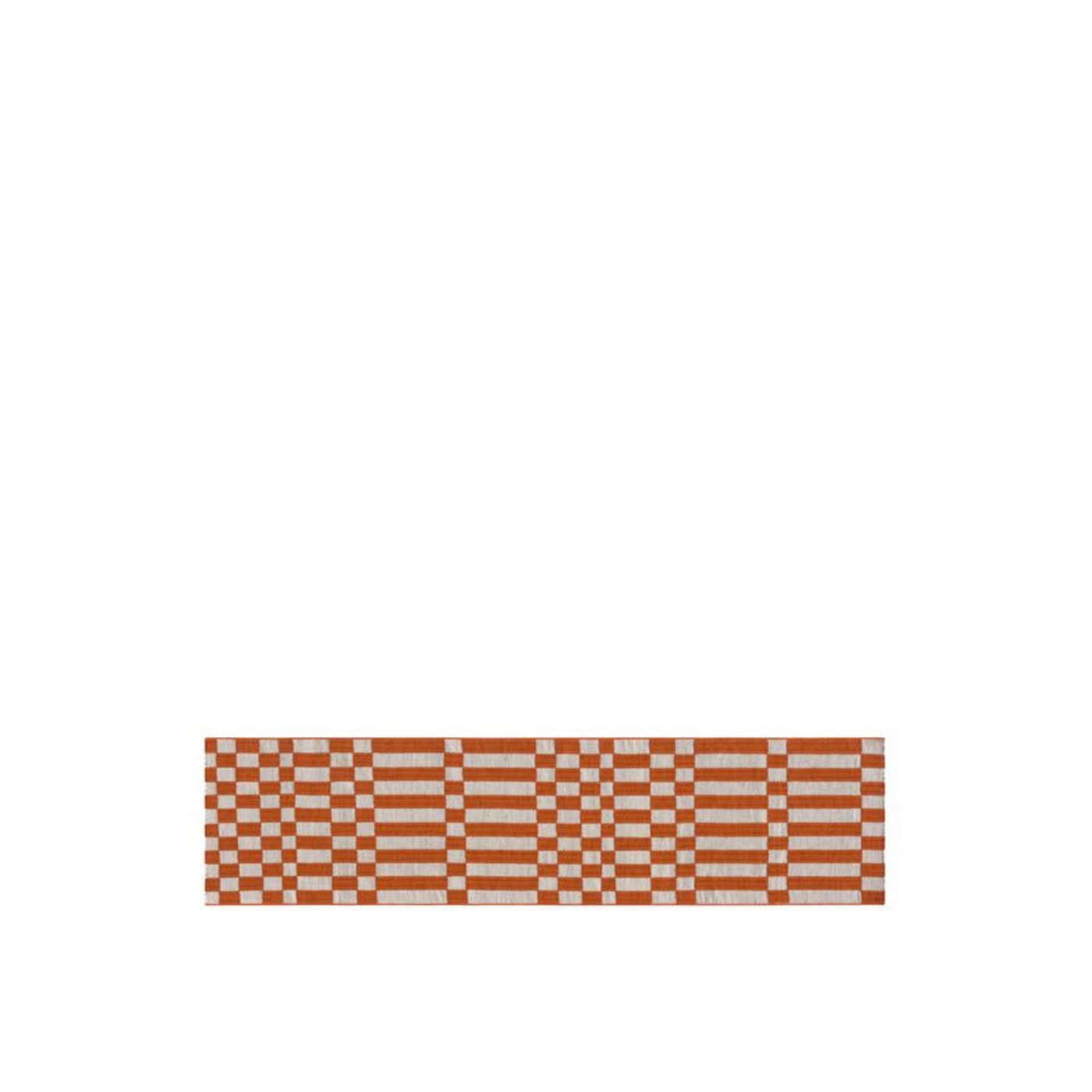 Haworth Bandas Space Rug in red and white color