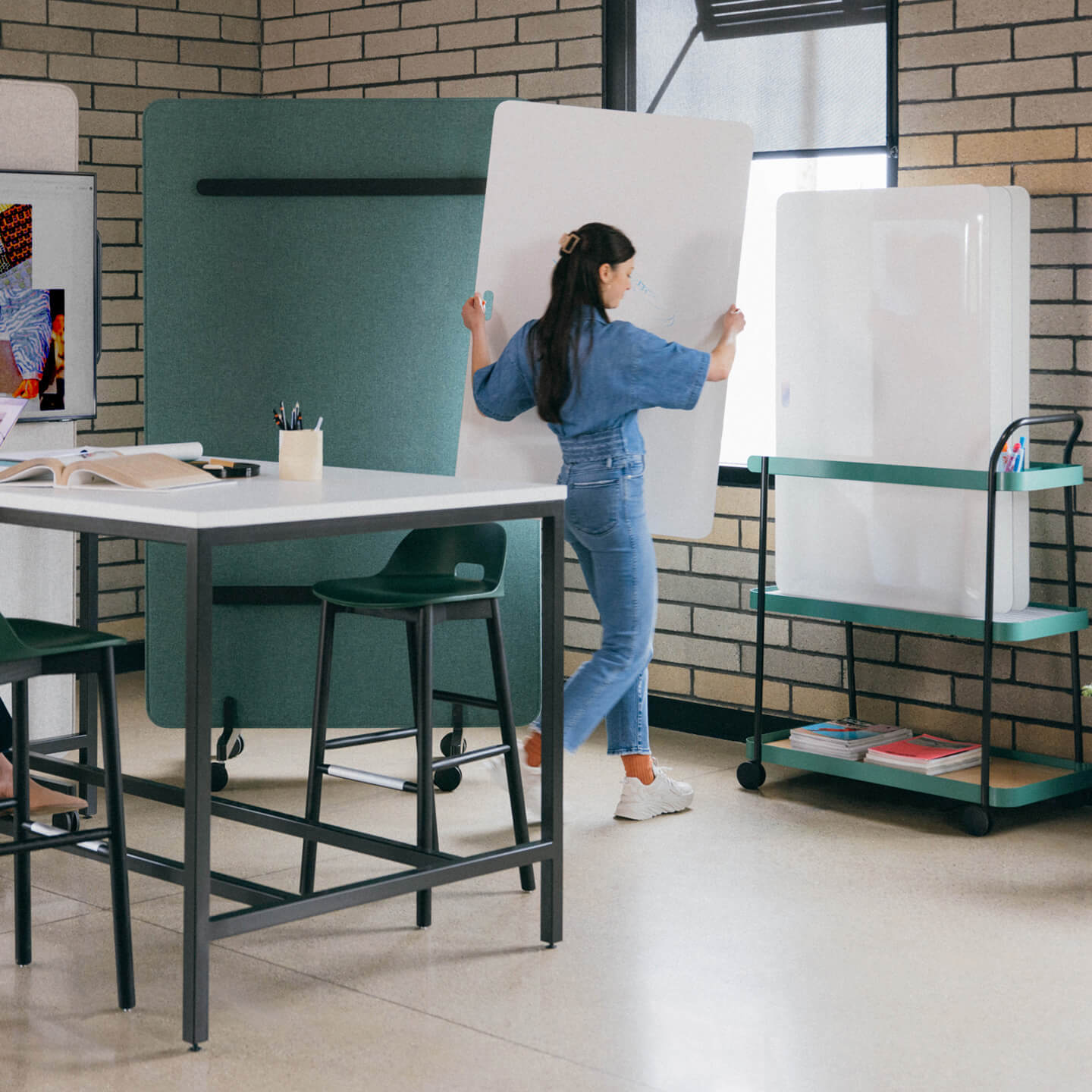 Collaborate Board Cart | Haworth Collaborate Board Cart | Haworth