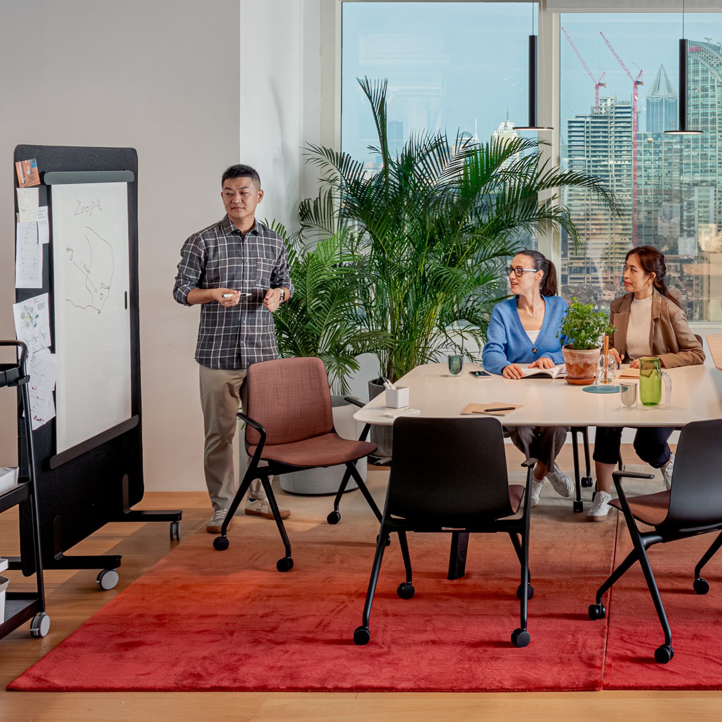 Collaborate FreeStanding Screens environmental images