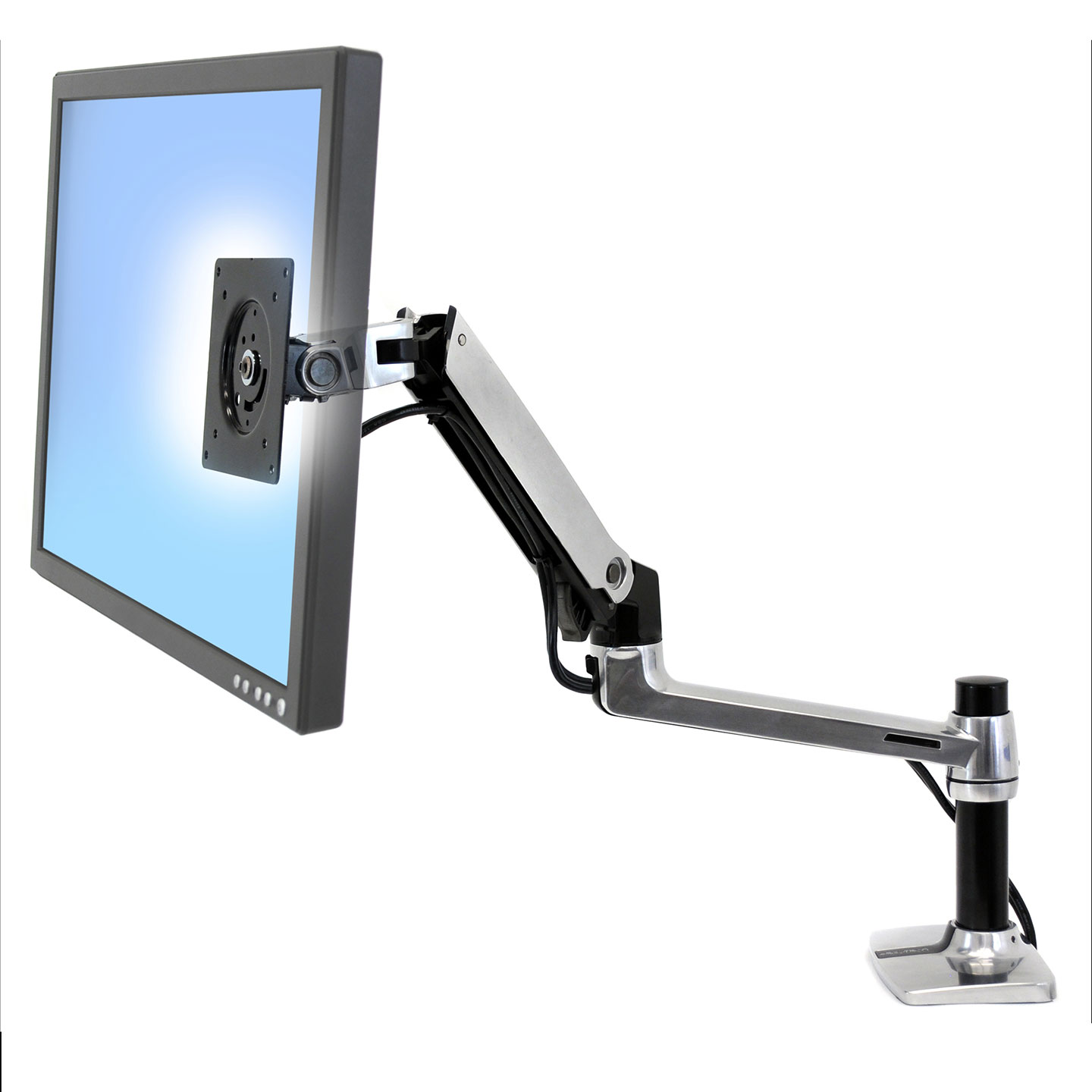 Haworth Monitor Arm Accessories with full motion and steel 
