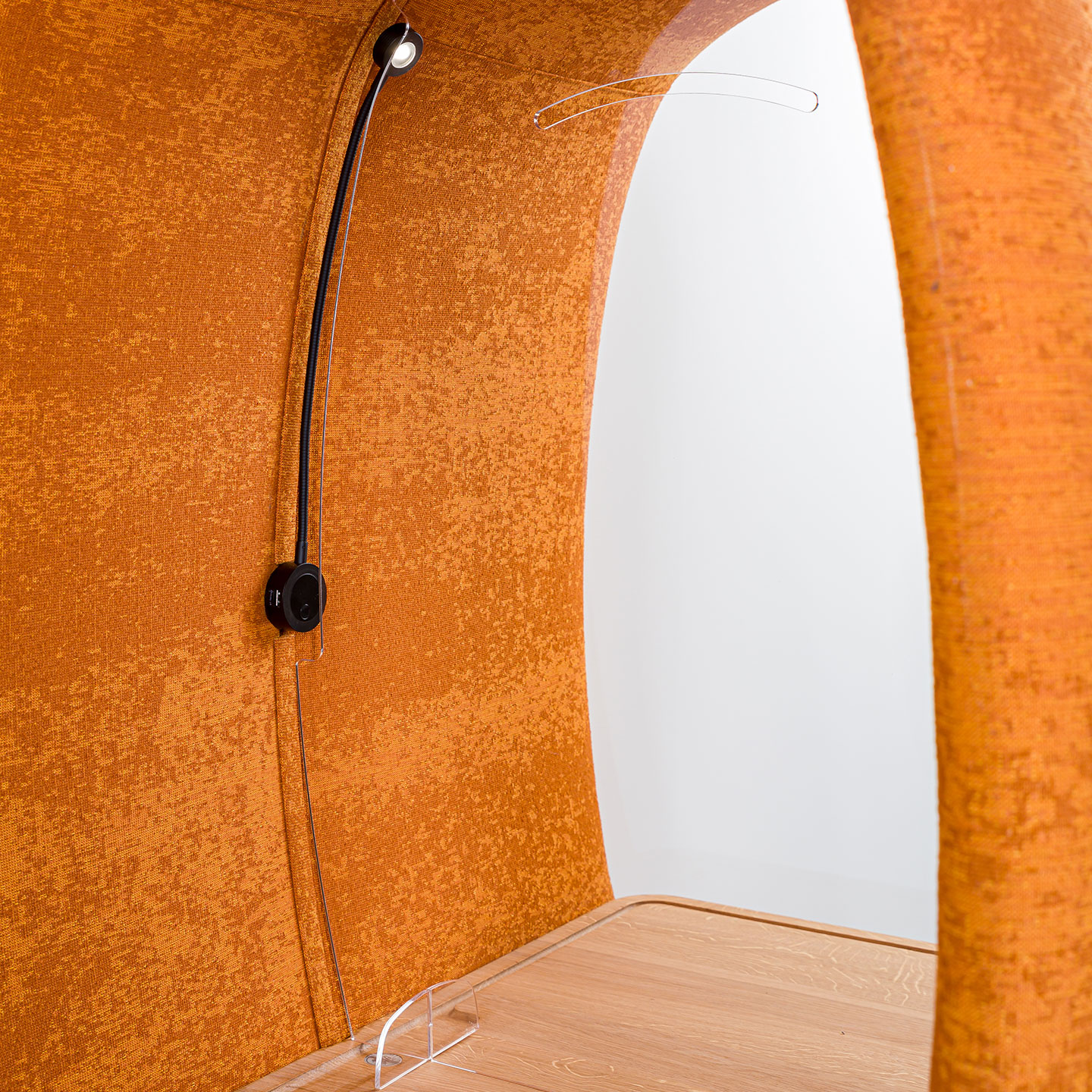 BuzziRing acoustic wall booth
