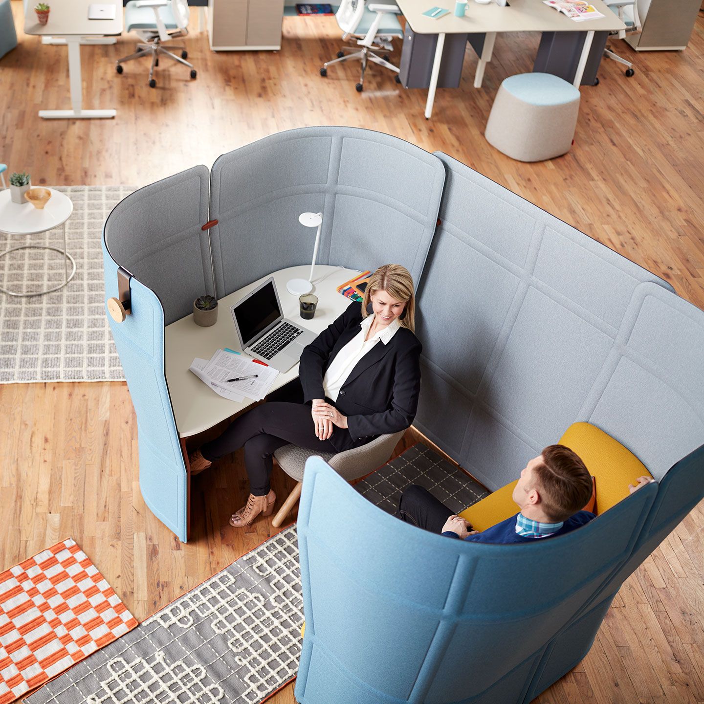 See Haworth's Openest Privacy Booth | Haworth