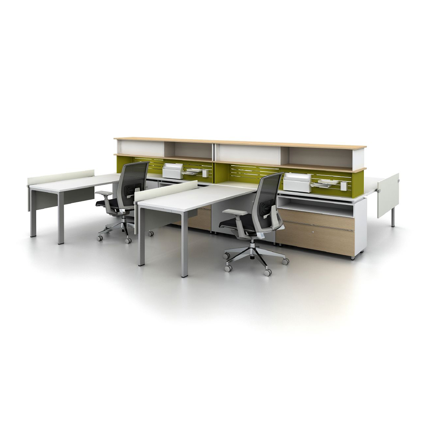 Beside Office Desk Workstation Haworth Haworth