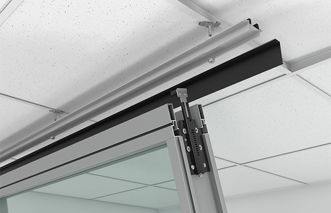 Haworth non marring connectors for ceiling