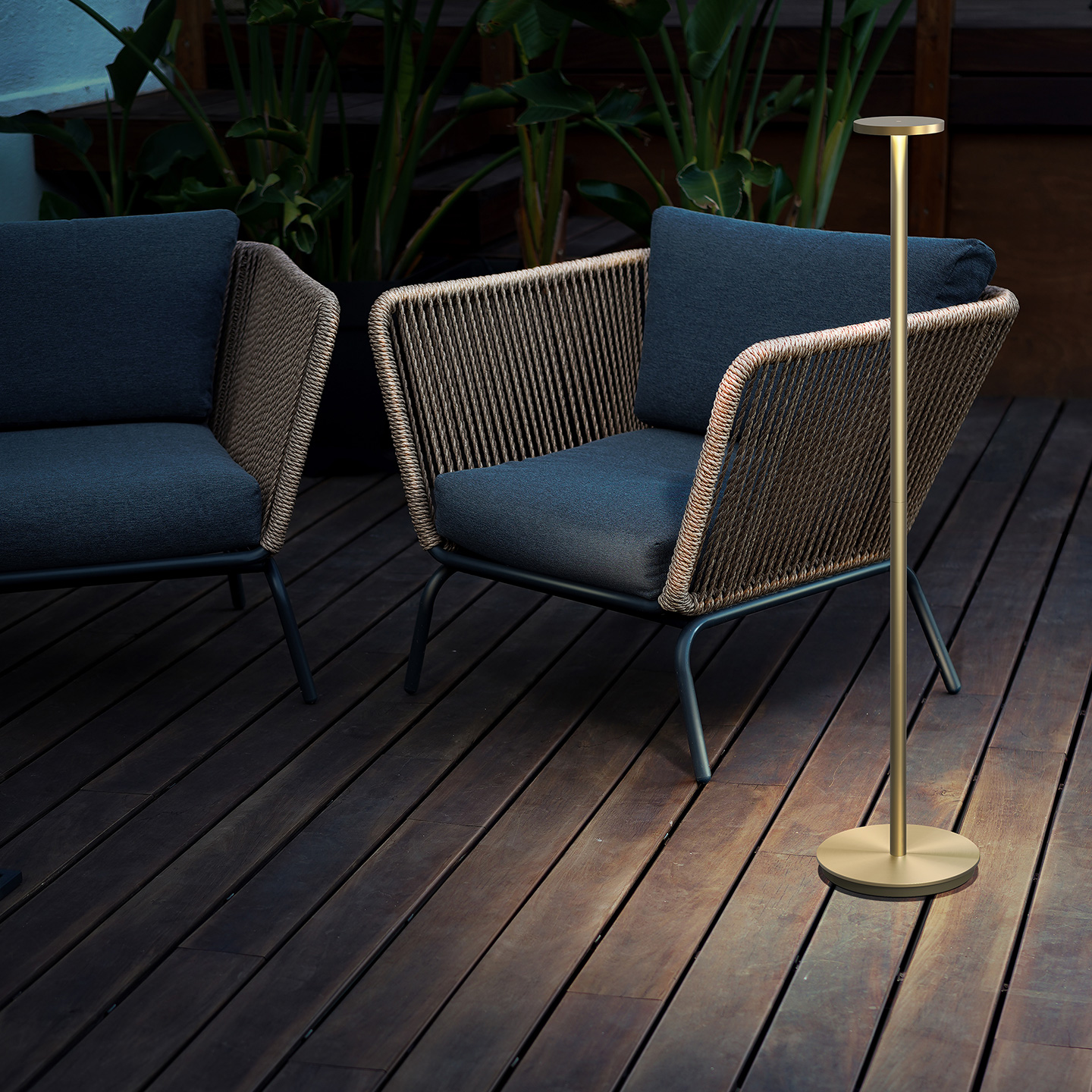 Luci lamp creates a zone of warm-dim illumination that suits all aspects of daily life.