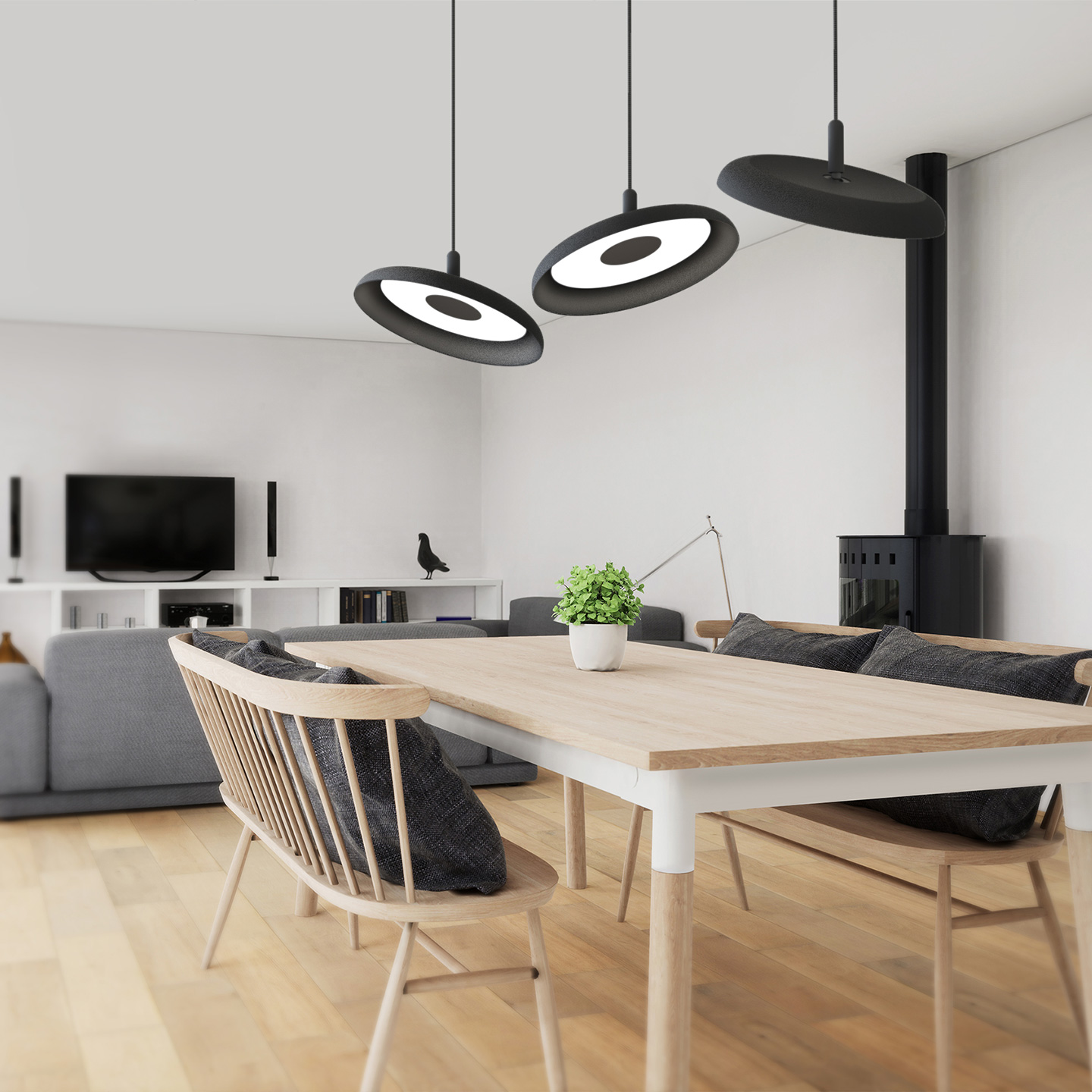 Nivél is a LED light engine providing seamless control for any space.