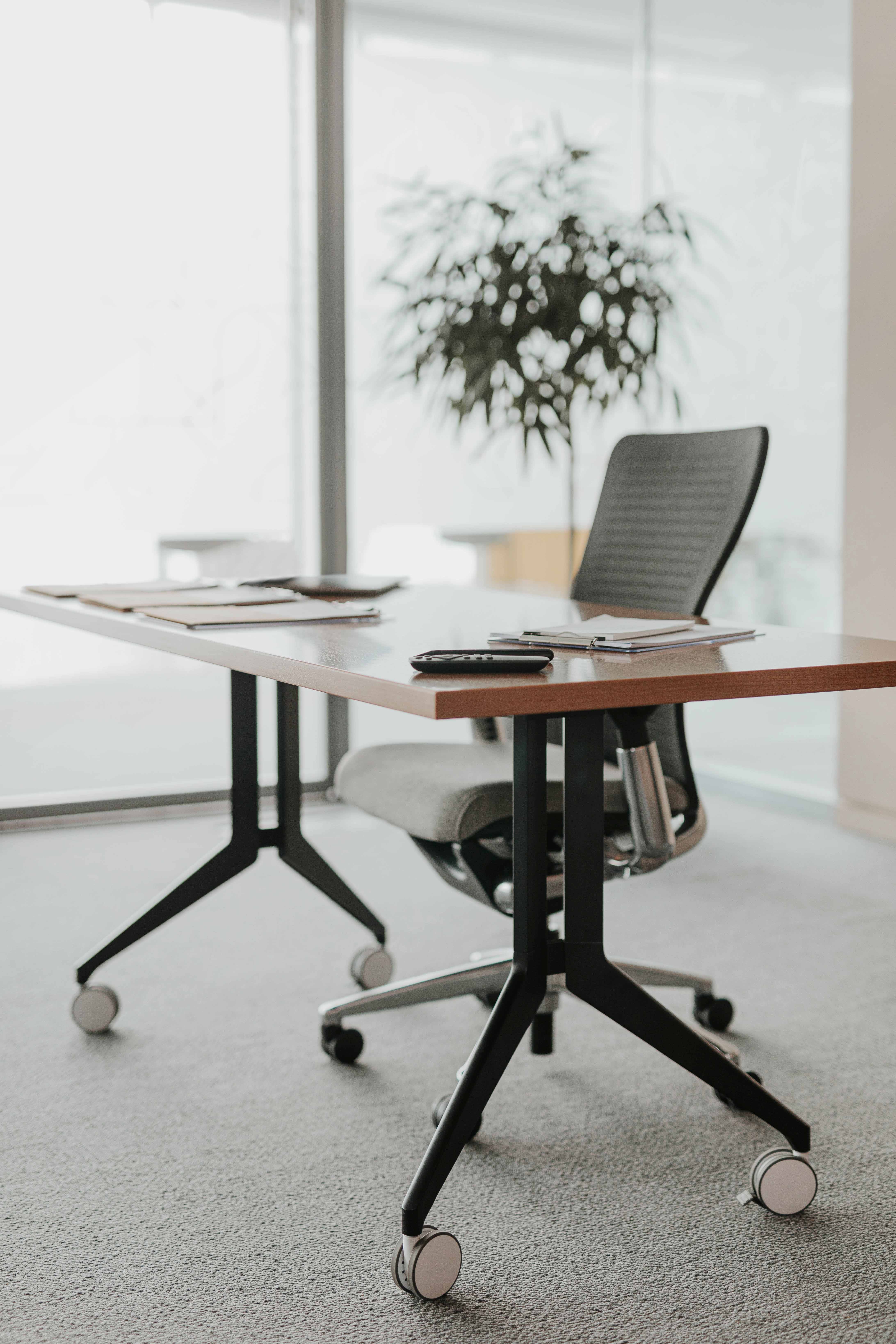 Haworth Planes training table at a office space