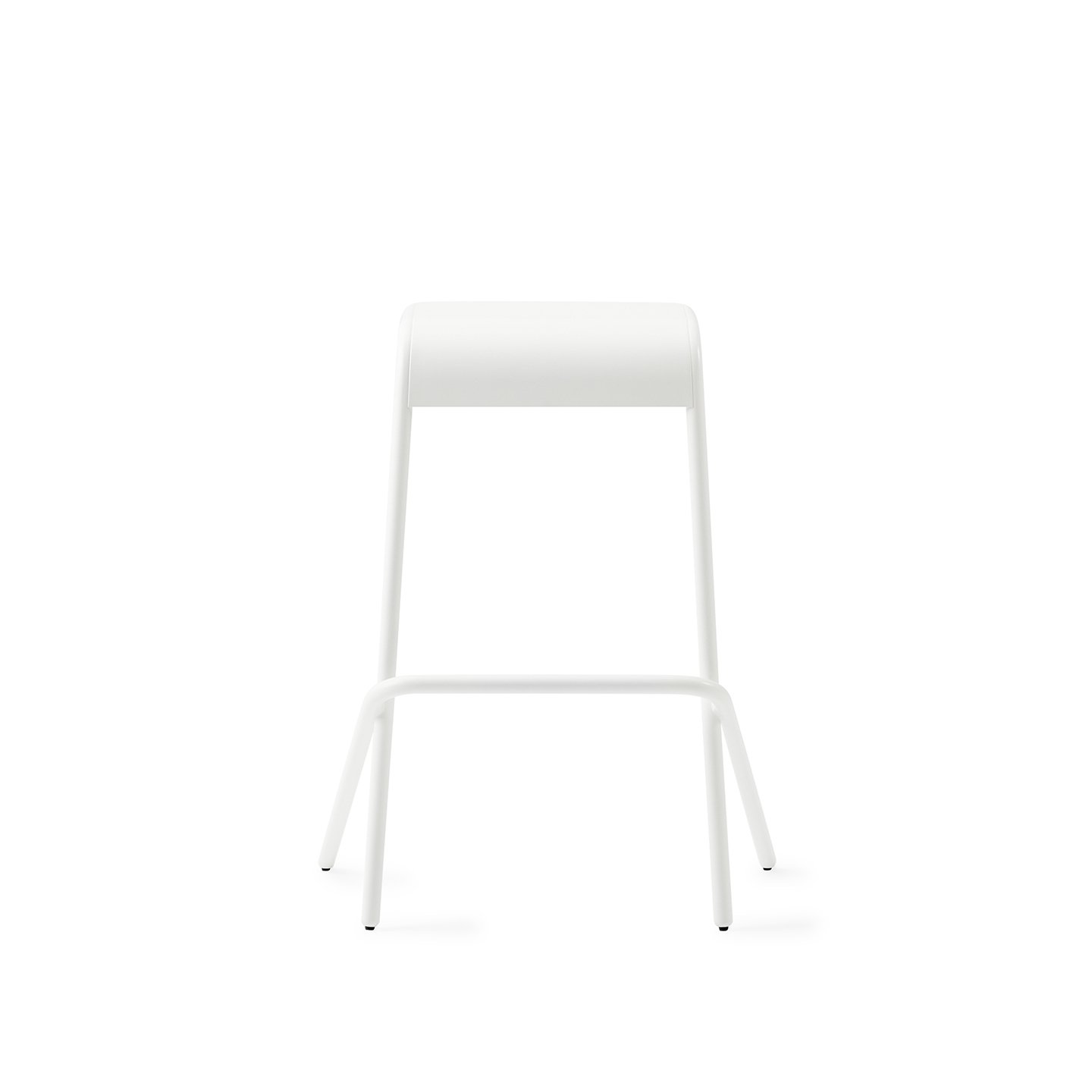 White sweep photography of Cappellini's Alodia Stool