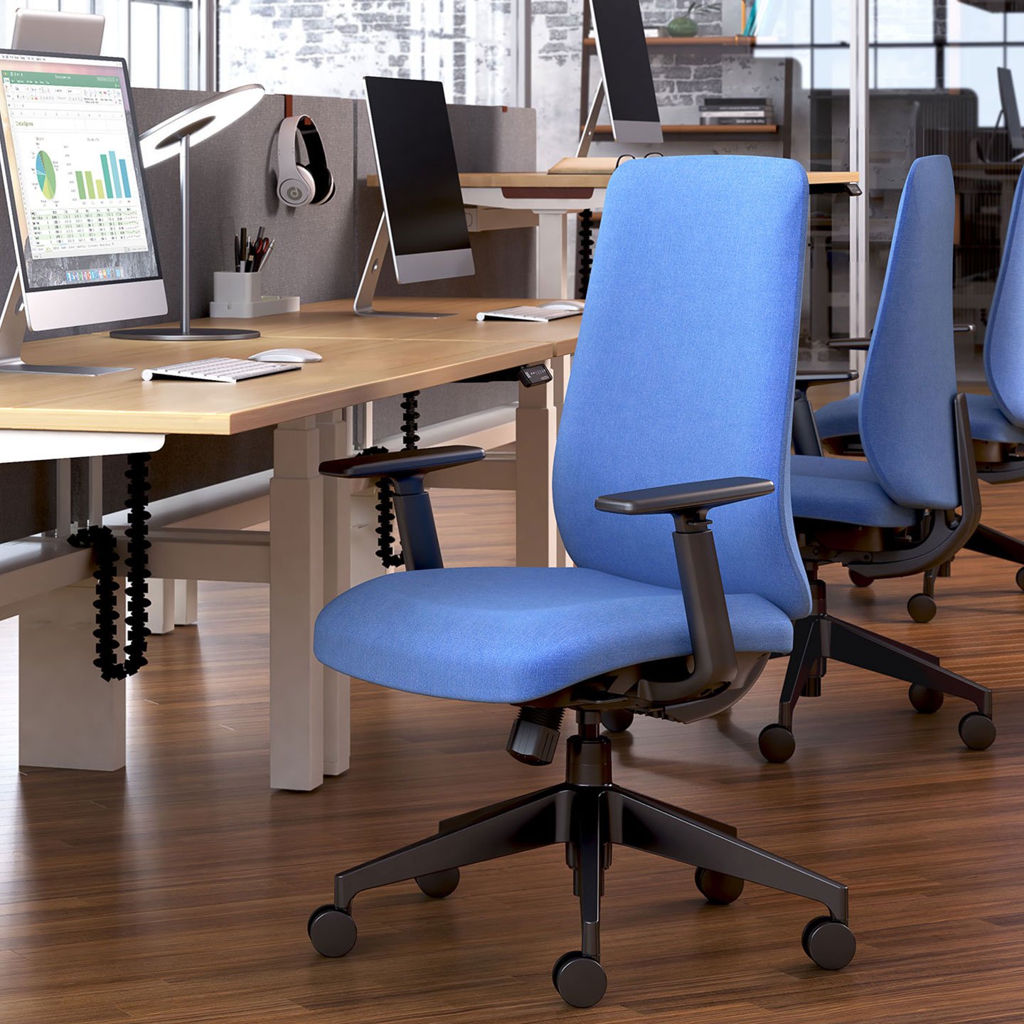 Aloha Easy Upholstered Back Task Chair Haworth Asia Pacific