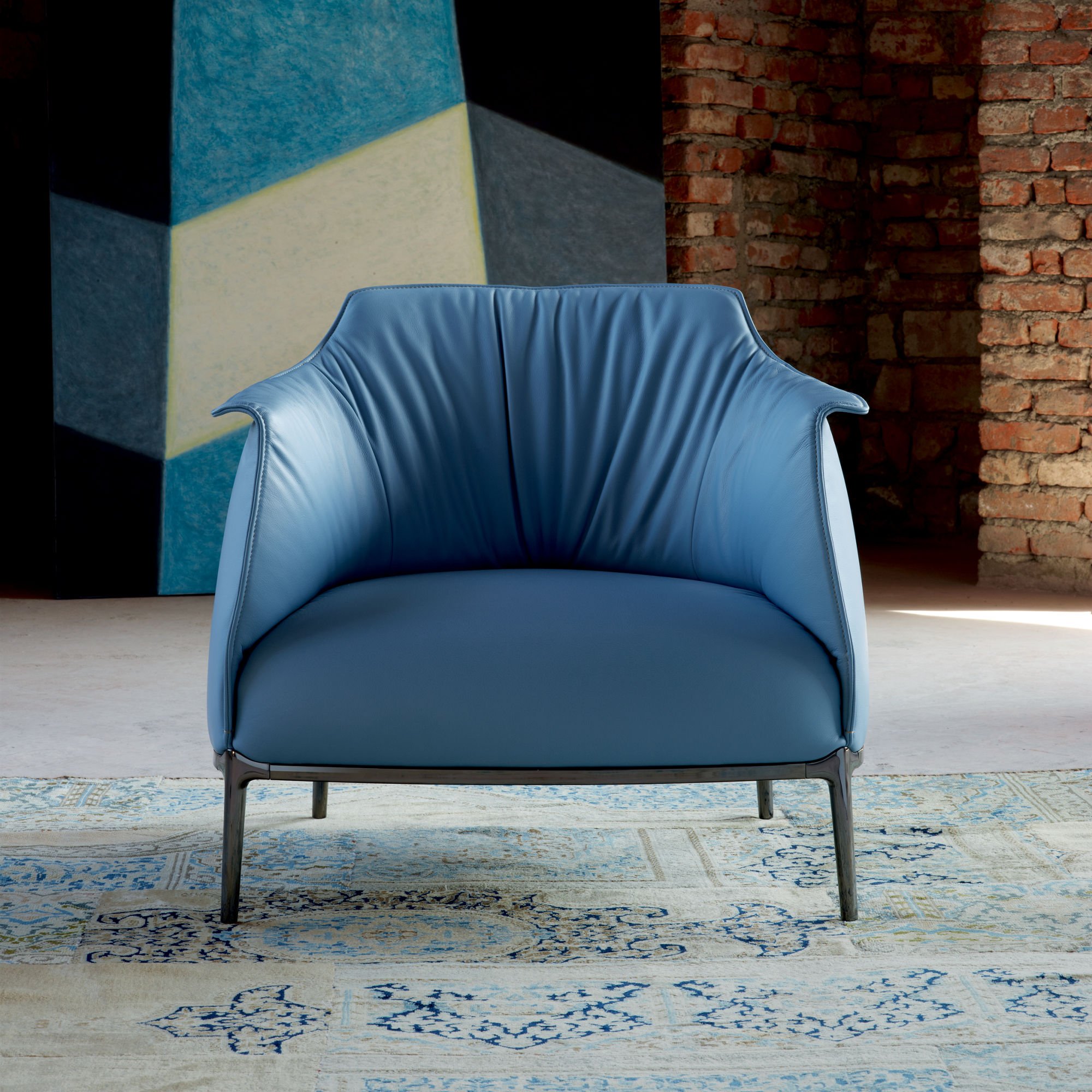 Haworth Archibald Modern Leather Lounge Chair | Haworth
